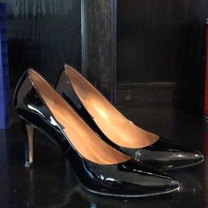 Ann Taylor Classic and Beautiful Black Patent Leather Heels
